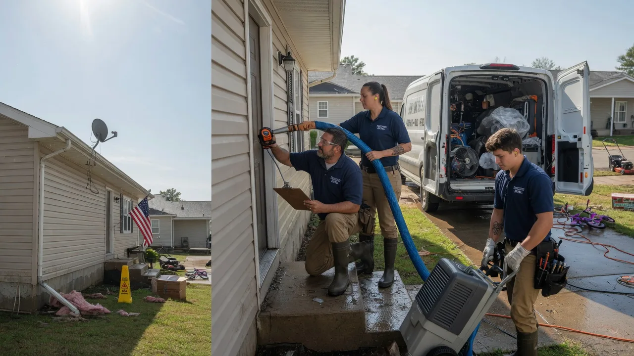 Ceiling Water Damage Restoration in Plum City, WI near me